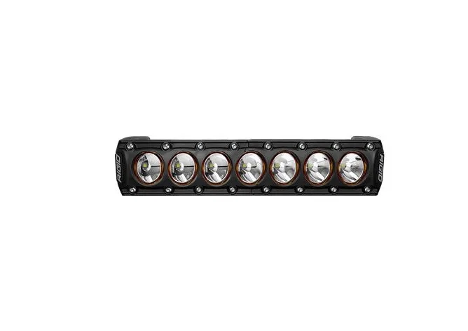 411613 – RIGID IND Light Bar, LED Bulb 10 Inch White LED Bulb 47 Watt Bulbs Amp Draw 2.9 AMP At 12 Volts Spot And Flo...